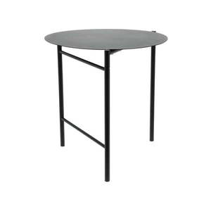 Čierny kovový okrúhly jedálenský stôl ø 70 cm Disc – Zone vyobraziť
