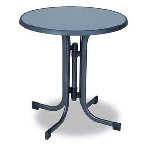 Kovový okrúhly záhradný jedálenský stôl ø 70 cm Pizarra – Dajar vyobraziť