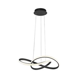 Dizajnové závesné svietidlo čierne 57 cm stmievateľné vrátane LED - Viola Due vyobraziť