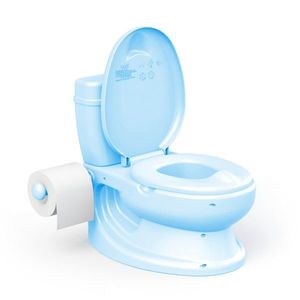 Dolu Detská toaleta, modrá vyobraziť
