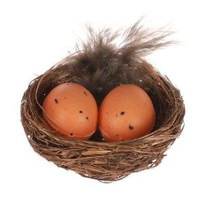 Sada veľkonočných vajíčok v hniezde, 4 ks, 5 x 5 x 2 cm vyobraziť