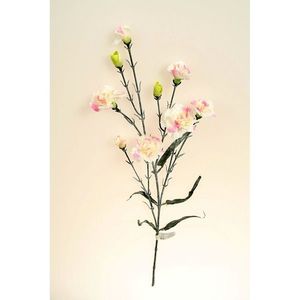Umelá kvetina drobné Karafiáty, ružová, 60 cm vyobraziť