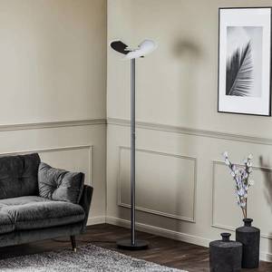 Lucande Lucande Kohen stojaca LED lampa, antracit vyobraziť