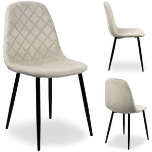 Čalúnená designová stolička ForChair III béžová vyobraziť