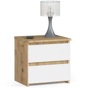 Nočný stolík CL2 40 cm dub artisan/biely vyobraziť
