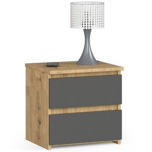 Nočný stolík CL2 40 cm dub artisan/grafitový sivý vyobraziť