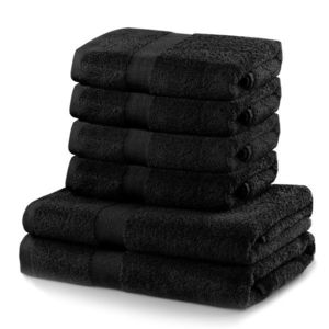 Súprava 2 osušiek a 4 uterákov DecoKing Ginna čierna vyobraziť