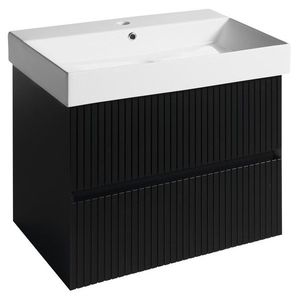 SAPHO - FILENA umývadlová skrinka 67x51, 5x43cm, čierna mat strip FID1270BS vyobraziť