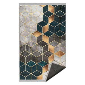 Bielo-petrolejový prateľný koberec 120x180 cm – Mila Home vyobraziť