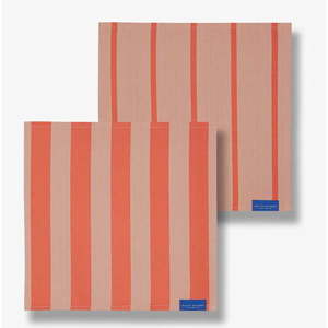 Textilné obrúsky v súprave 2 ks Stripes – Mette Ditmer Denmark vyobraziť