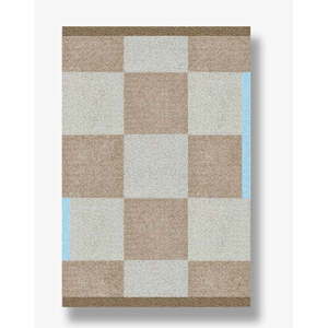 Béžový umývateľný koberec 55x80 cm Square – Mette Ditmer Denmark vyobraziť
