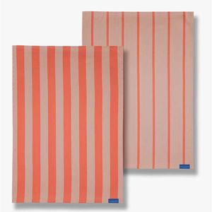 Bavlnené utierky v súprave 2 ks 50x70 cm Stripes – Mette Ditmer Denmark vyobraziť