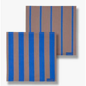Textilné obrúsky v súprave 2 ks Stripes – Mette Ditmer Denmark vyobraziť