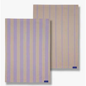 Bavlnené utierky v súprave 2 ks 50x70 cm Stripes – Mette Ditmer Denmark vyobraziť