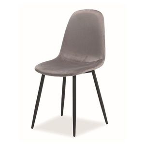 Sconto Jedálenská stolička FUX sivá/čierna vyobraziť