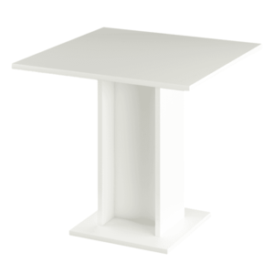 Jedálenský stôl, biela, 79x79 cm, EUGO vyobraziť