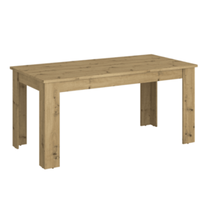Jedálenský rozkladací stôl, dub artisan, 160-210x80 cm, AIRON vyobraziť