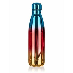 Banquet Termo fľaša FLAMENCO 500 ml, dúhová modrá vyobraziť
