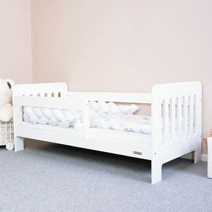 New Baby Detská posteľ so zábranou Erik biela, 140 x 70 cm vyobraziť