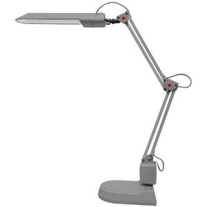 Ecolite Strieborná LED stolová lampa 8W s nastaviteľnými polohovacími kĺbmi L50164-LED/STR vyobraziť