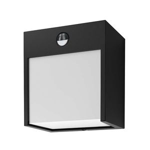 Solight Čierne fasádne LED svietidlo s pohybovým čidlom 12W IP44 WO813 vyobraziť