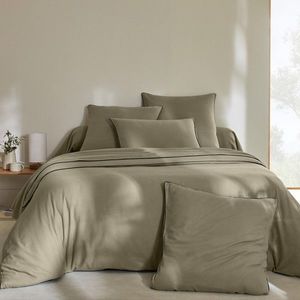 Flanelová posteľná bielizeň s kontrastnou paspulou z kolekcie "Intemporelle" vyobraziť