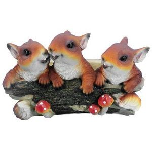 Dekorácia MagicHome Gecco, Veveričky na konári, polyresin, 31x22x20 cm vyobraziť