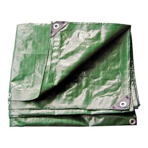 Nepremokavá plachta zakrývacia 5x8 m 210 g/m2, zelená vyobraziť