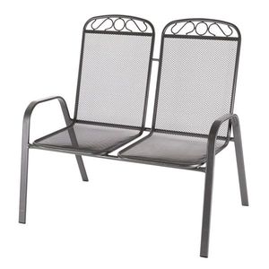 Dvojitá kovová stolička Virginia vyobraziť