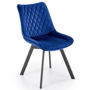 Otočná jedálenská stolička K520 Halmar Modrá vyobraziť