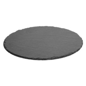 Bridlicový tanier 28 cm čierny vyobraziť