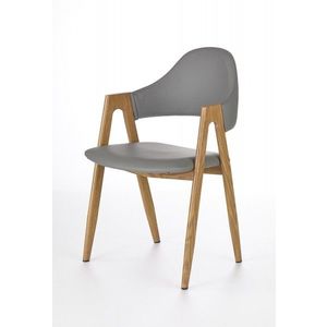 Dizajnová stolička Meno sivá vyobraziť