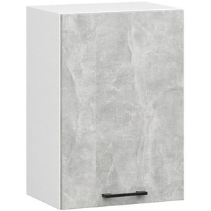 Kuchyňská závěsná skříňka Olivie W 50 cm bílá/beton vyobraziť