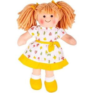 Látková panenka ZOE 28 cm žluto-bílá vyobraziť