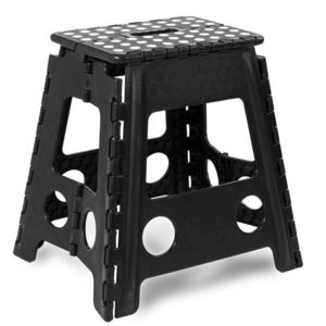Protiskluzová skládací stolička Amigo L černá vyobraziť