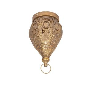 Orientálna stropná lampa zlatá 19 cm - Mauglí vyobraziť