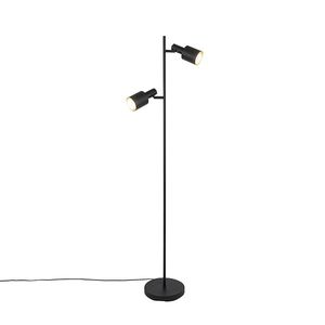 Inteligentná stojaca lampa čierna vrátane 2 Wifi A60 - Stijn vyobraziť