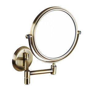 SAPHO - Zväčšovacie kozmetické zrkadlo, obojstranné, bronz XP012 vyobraziť