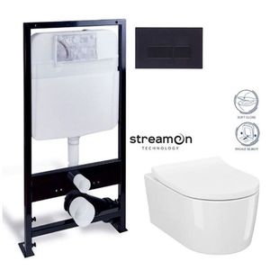 CERSANIT - Závesná WC misa INVERTO so systémom STREAM ON, bez sedátka K671-001 vyobraziť