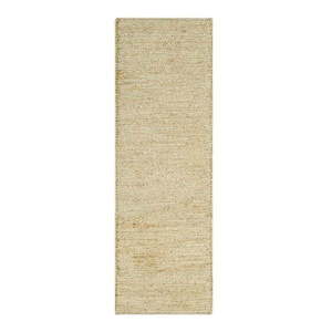 Béžový ručne tkaný jutový behúň 66x200 cm Soumak – Asiatic Carpets vyobraziť