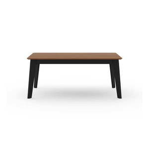 Rozkladací jedálenský stôl s doskou v dekore orechového dreva v prírodnej farbe 100x180 cm Shadow – TemaHome vyobraziť