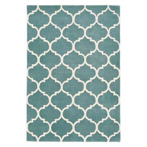 Modrý ručne tkaný vlnený koberec 120x170 cm Albany – Asiatic Carpets vyobraziť