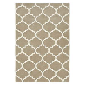 Svetlohnedý ručne tkaný vlnený koberec 80x150 cm Albany – Asiatic Carpets vyobraziť