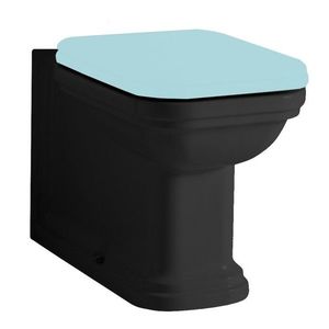KERASAN - WALDORF WC kombi misa 40x68cm, spodný/zadný odpad, čierna mat 411731 vyobraziť