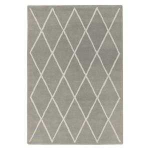 Sivý ručne tkaný vlnený koberec 200x290 cm Albany – Asiatic Carpets vyobraziť