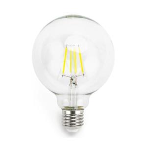 B.V. LED Žiarovka FILAMENT G95 E27/4W/230V 6500K - vyobraziť