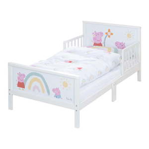 Biela detská posteľ 70x140 cm Peppa Pig – Roba vyobraziť