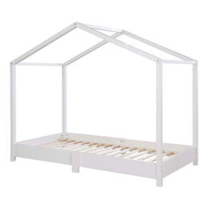 Biela domčeková detská posteľ 70x140 cm Montessori – Roba vyobraziť