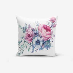 Obliečka na vankúš s prímesou bavlny Minimalist Cushion Covers Liandnse Special Design Flower, 45 × 45 cm vyobraziť