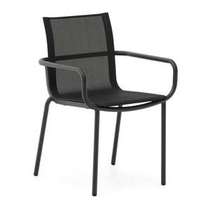 Čierna kovová záhradná stolička Galdana – Kave Home vyobraziť
